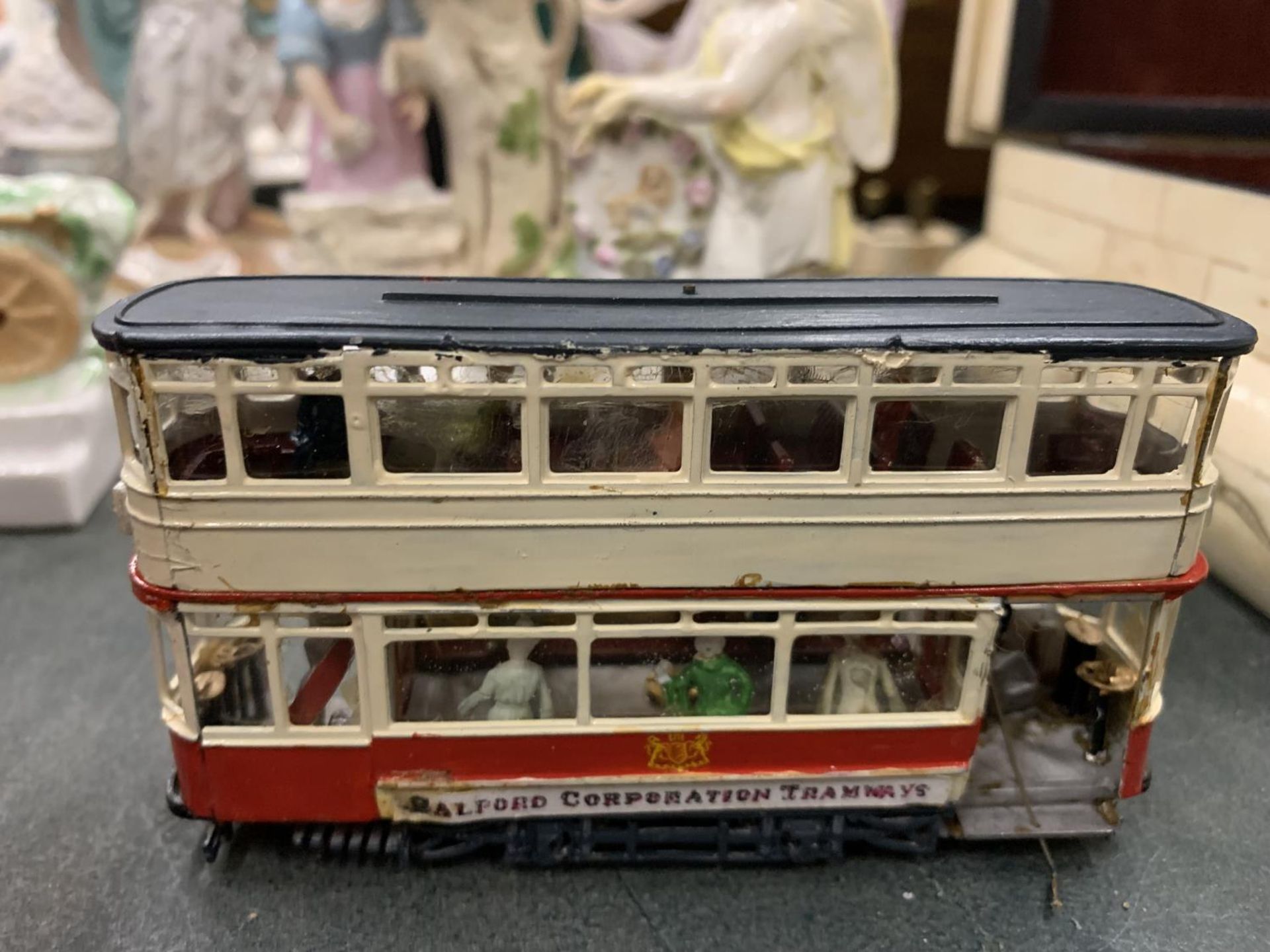 A VINTAGE TENSHENDO MODEL KIT TRAM - Image 3 of 3