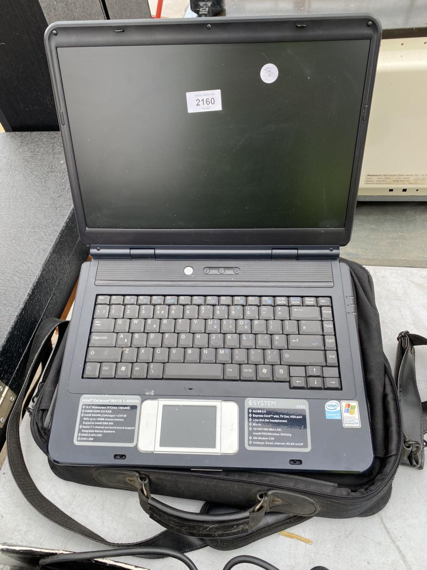 A SYSTEM LAPTOP AND CARRY CASE