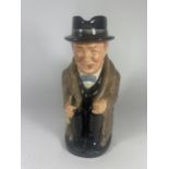 A ROYAL DOULTON WINSTON CHURCHILL TOBY JUG