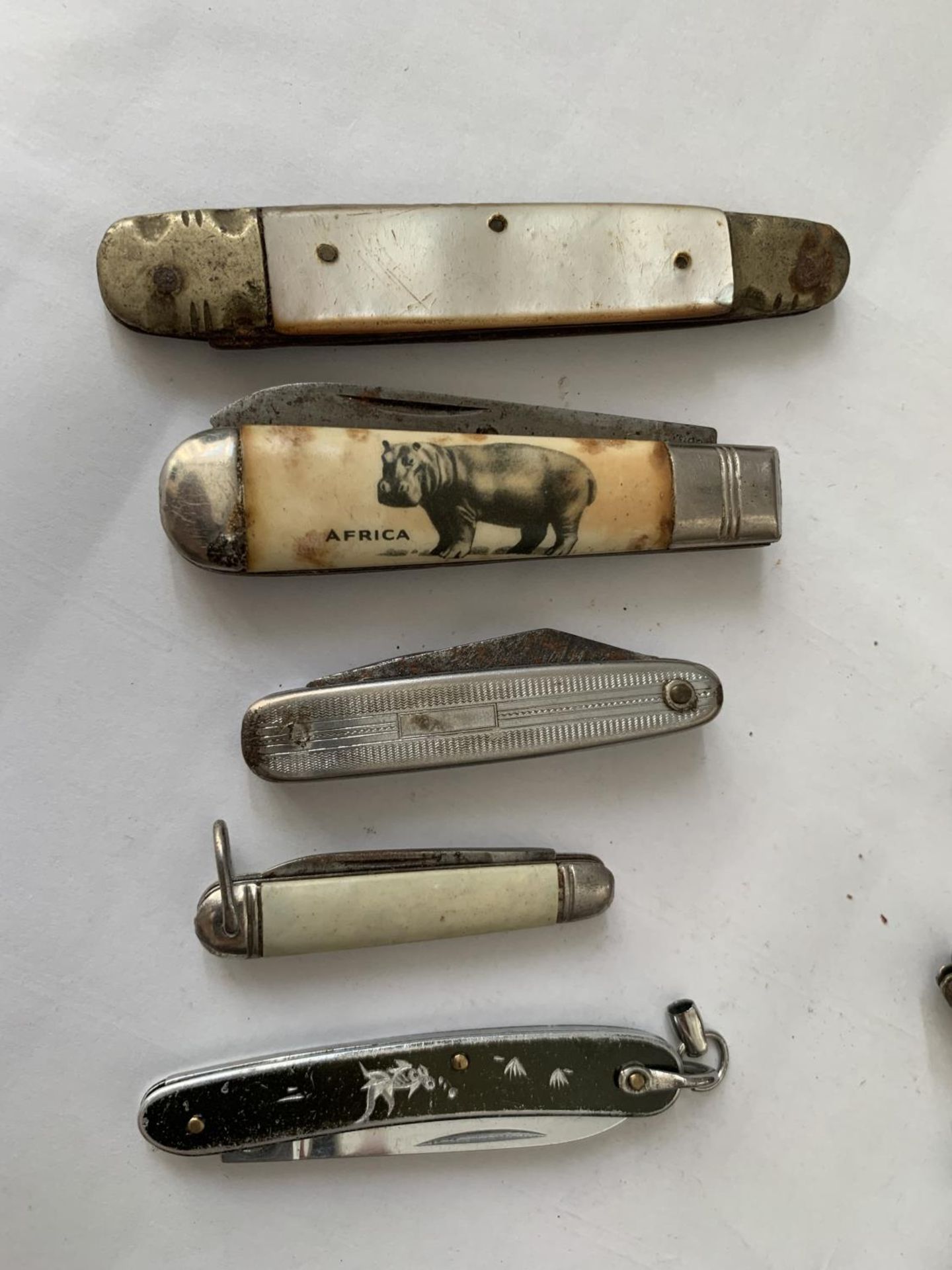 FIVE VINTAGE PEN KNIVES - Image 2 of 2