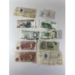 A QUANTITY OF ENGLISH AND SCOTTISH NOTES