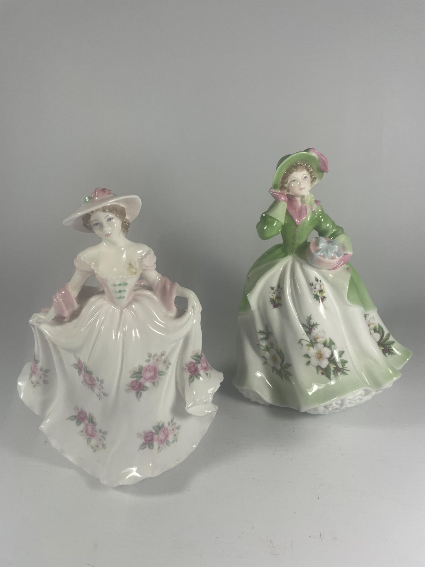 TWO ROYAL WORCESTER FIGURES - SWEET HOLLY & FURTHER LIMITED EDITION FIGURE