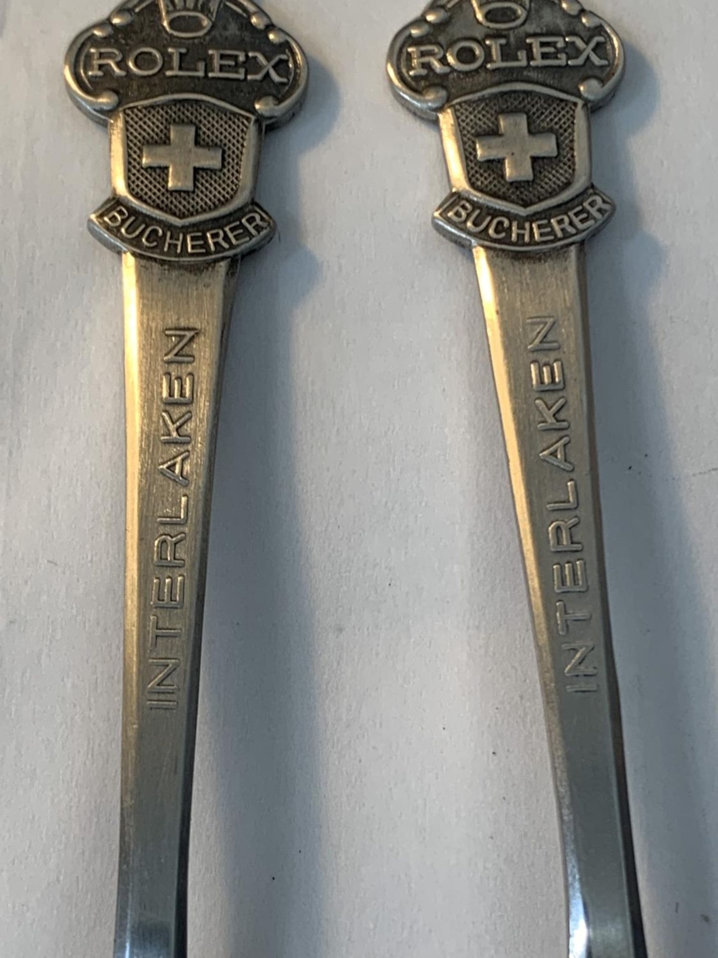 TWO VINTAGE ROLEX BUCHERER SPOONS - Image 3 of 5