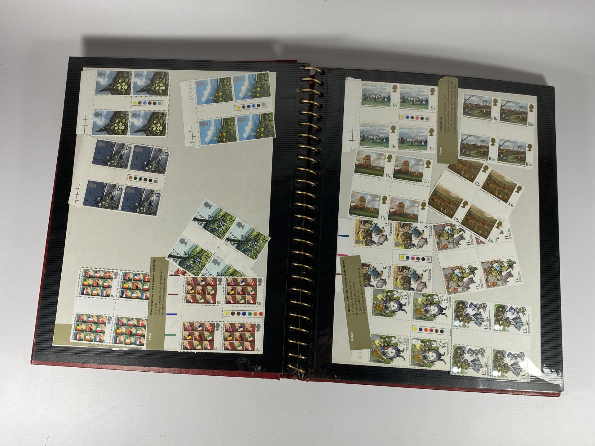 A STAMP ALBUM CONTAINING A LARGE QUANTITY OF BRITISH MINT STAMPS - Image 2 of 10