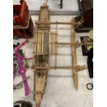 A POLYNESIAN/SAMOAN STYLE BOAT, LENGTH 53CM