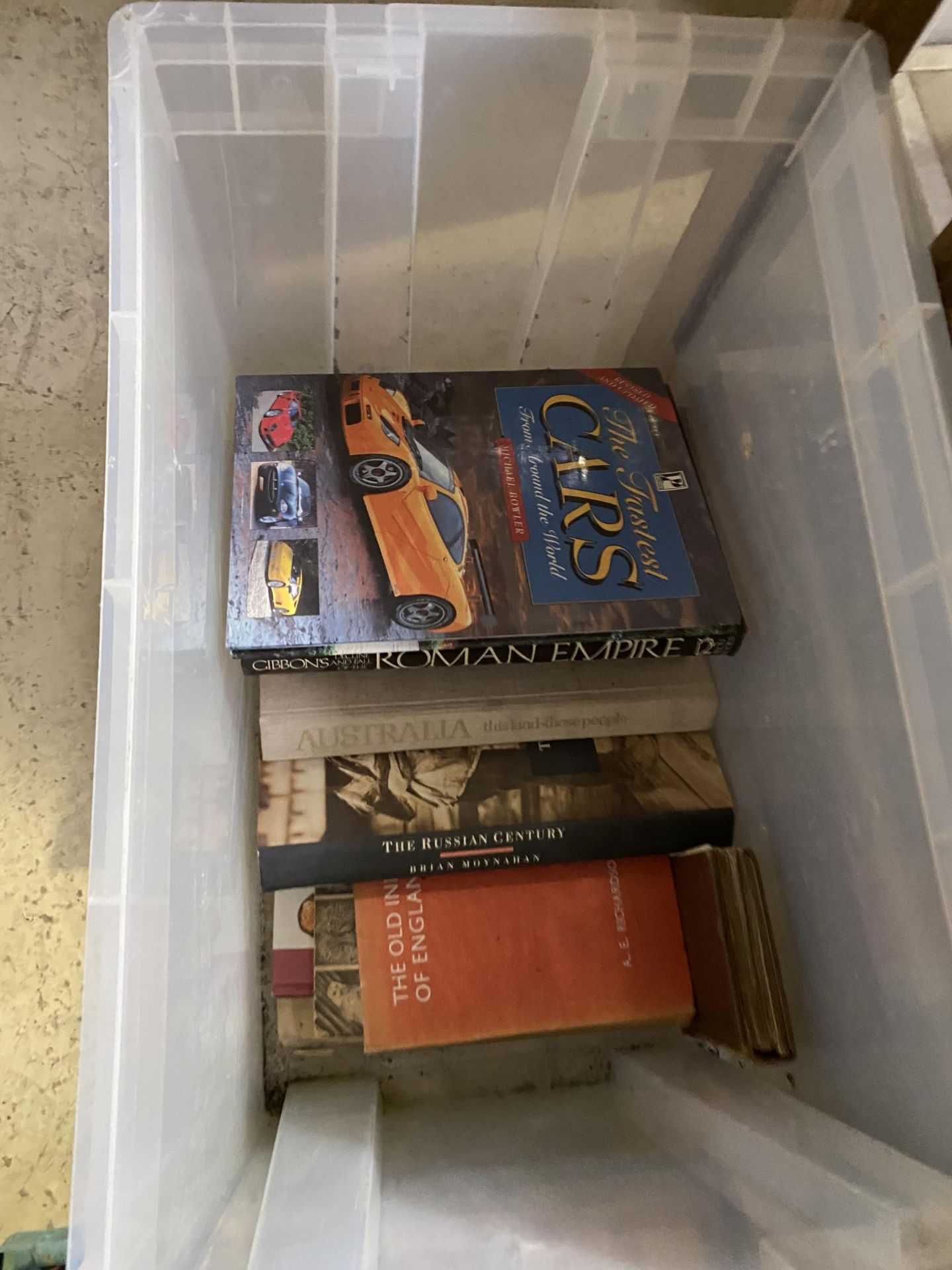 TWO BOXES OF ASSORTED BOOKS, CARS, PLANTS ETC - Bild 2 aus 4