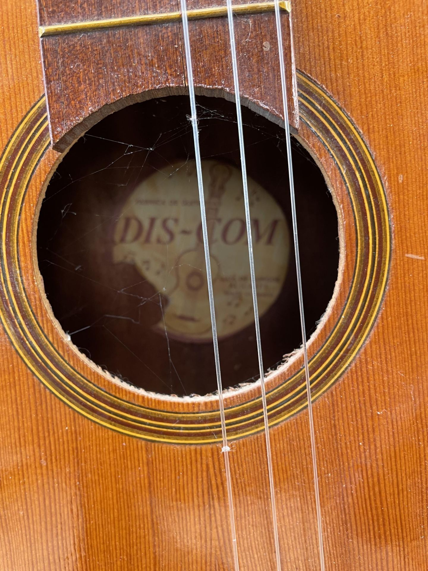 A DIS-COM MADE IN SPAIN ACOUSTIC GUITAR - Image 2 of 2