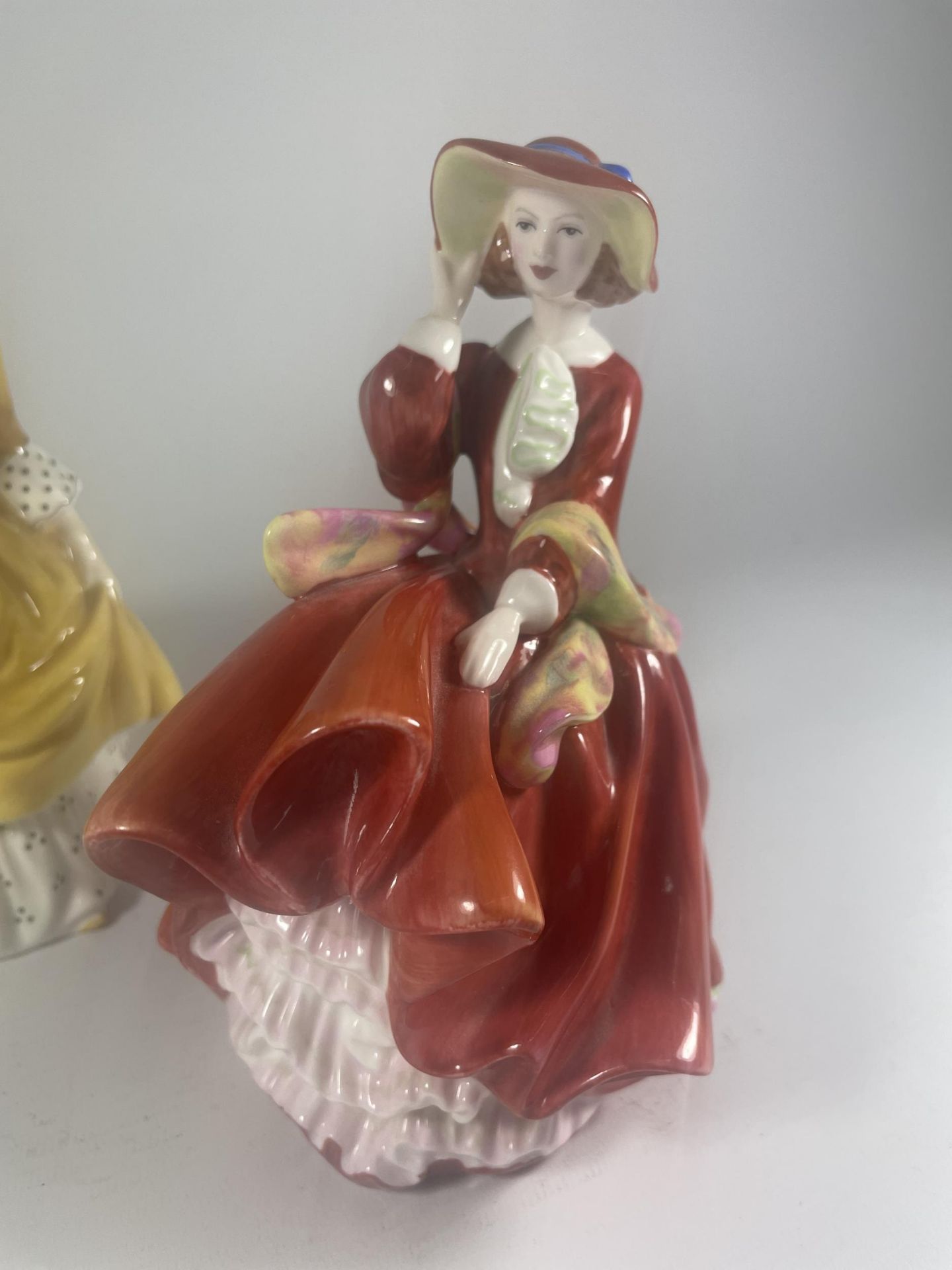 TWO ROYAL DOULTON LADY FIGURES - CORALIE HN2307 & TOP O' THE HILL - Image 2 of 5