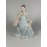 A ROYAL WORCESTER WITH ALL MY HEART LADY FIGURE