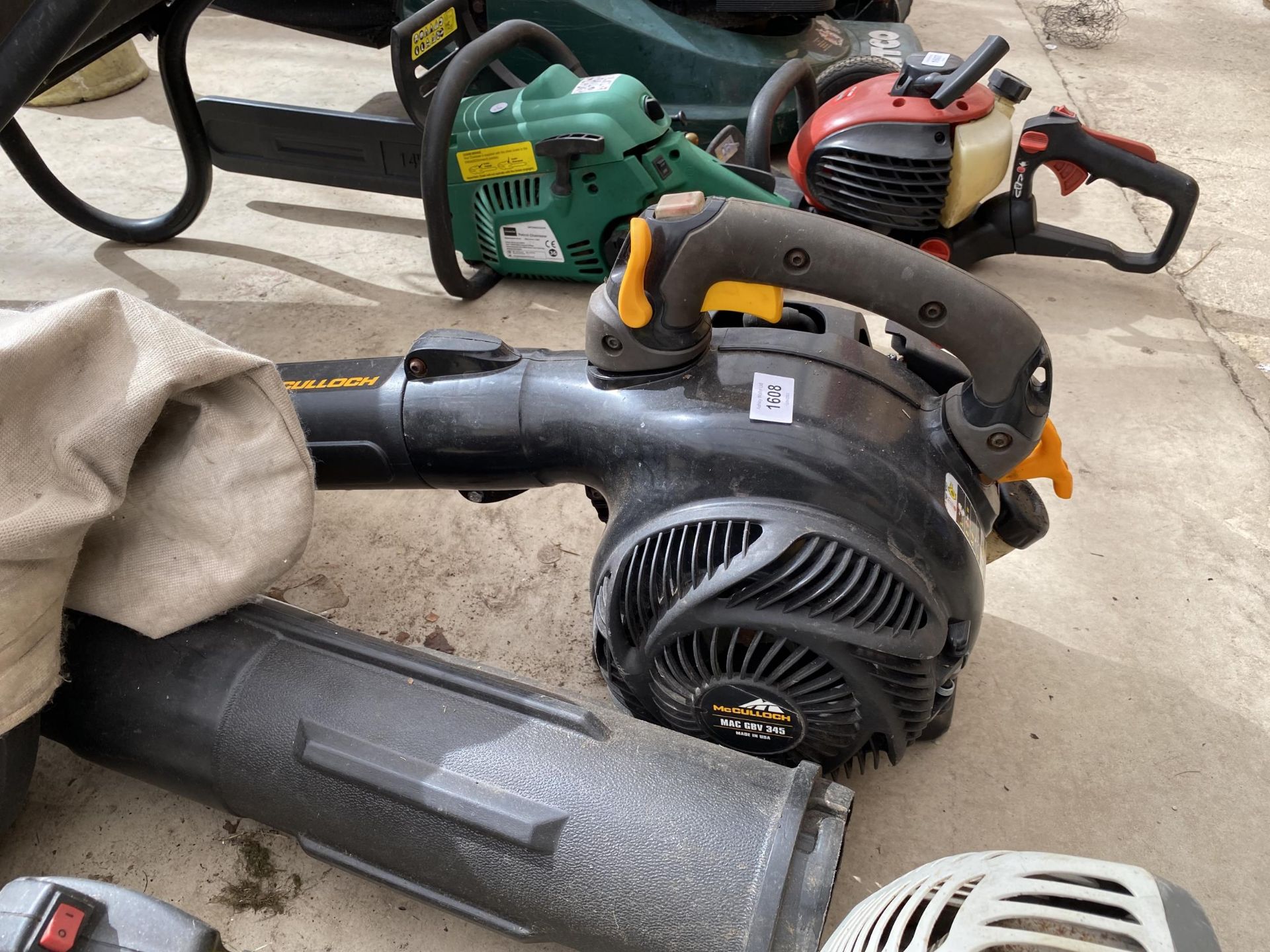 A MCCULLOCH PETROL LEAF BLOWER AND A RYOBI PETROL GRASS STRIMMER - Image 3 of 4