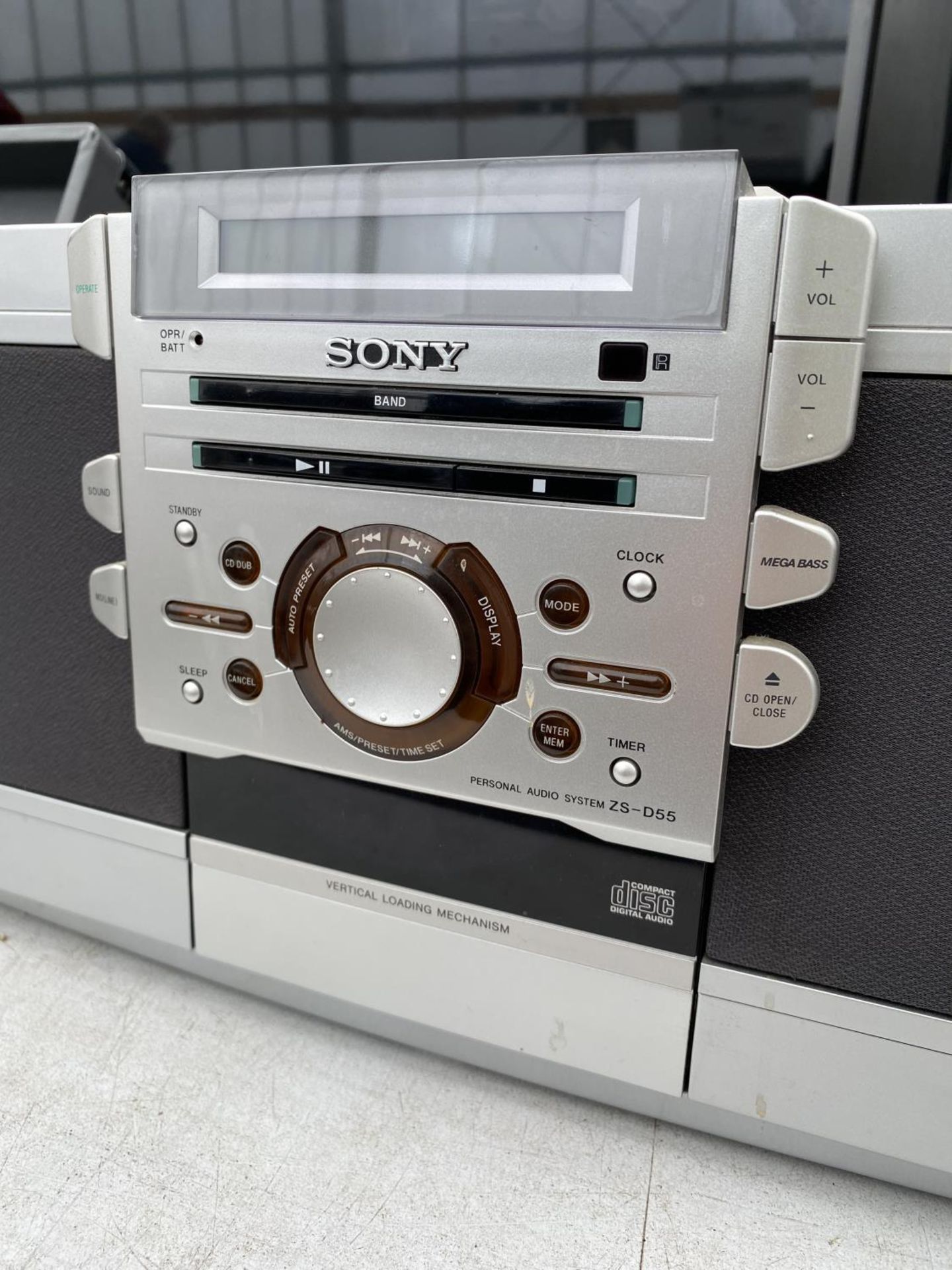 A SONY RADIO WITH CASSETTE PLAYER - Image 2 of 2