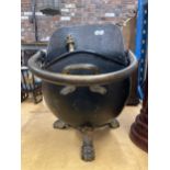 A VINTAGE COAL BUCKET AND SHOVEL