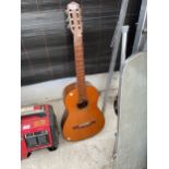 A DIS-COM MADE IN SPAIN ACOUSTIC GUITAR
