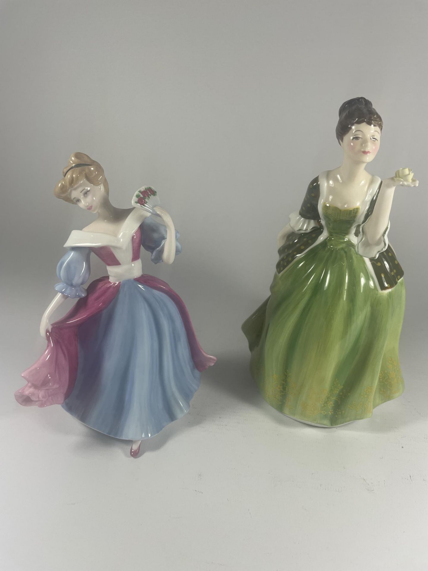 TWO ROYAL DOULTON LADY FIGURES - PRETTY LADIES AMY & FLEUR HN2368