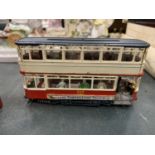 A VINTAGE TENSHENDO MODEL KIT TRAM