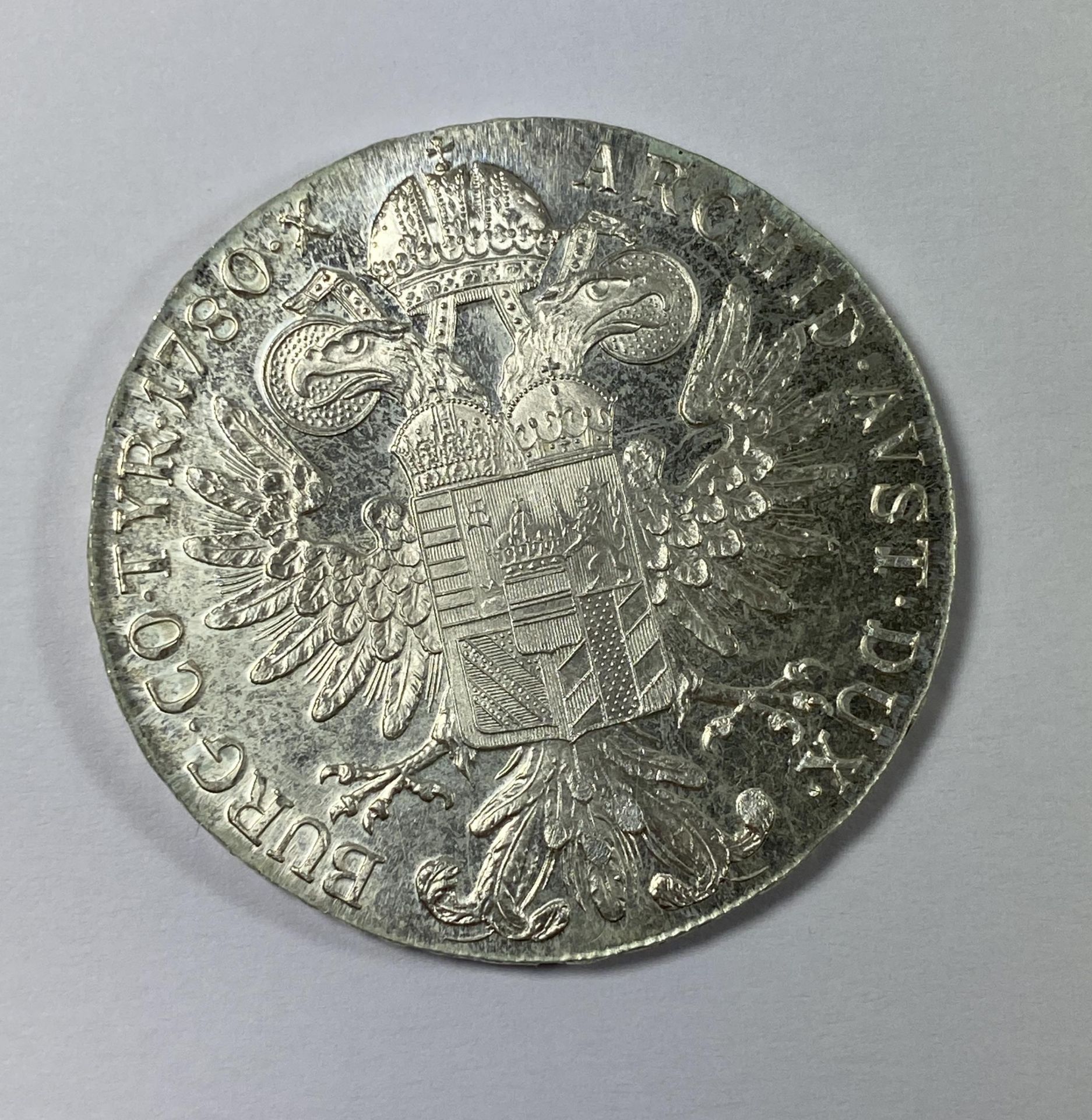 A MARIA THERESA SILVER THALER DATED 1780