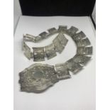 A VINTAGE SILVER PLATED NURSES BELT