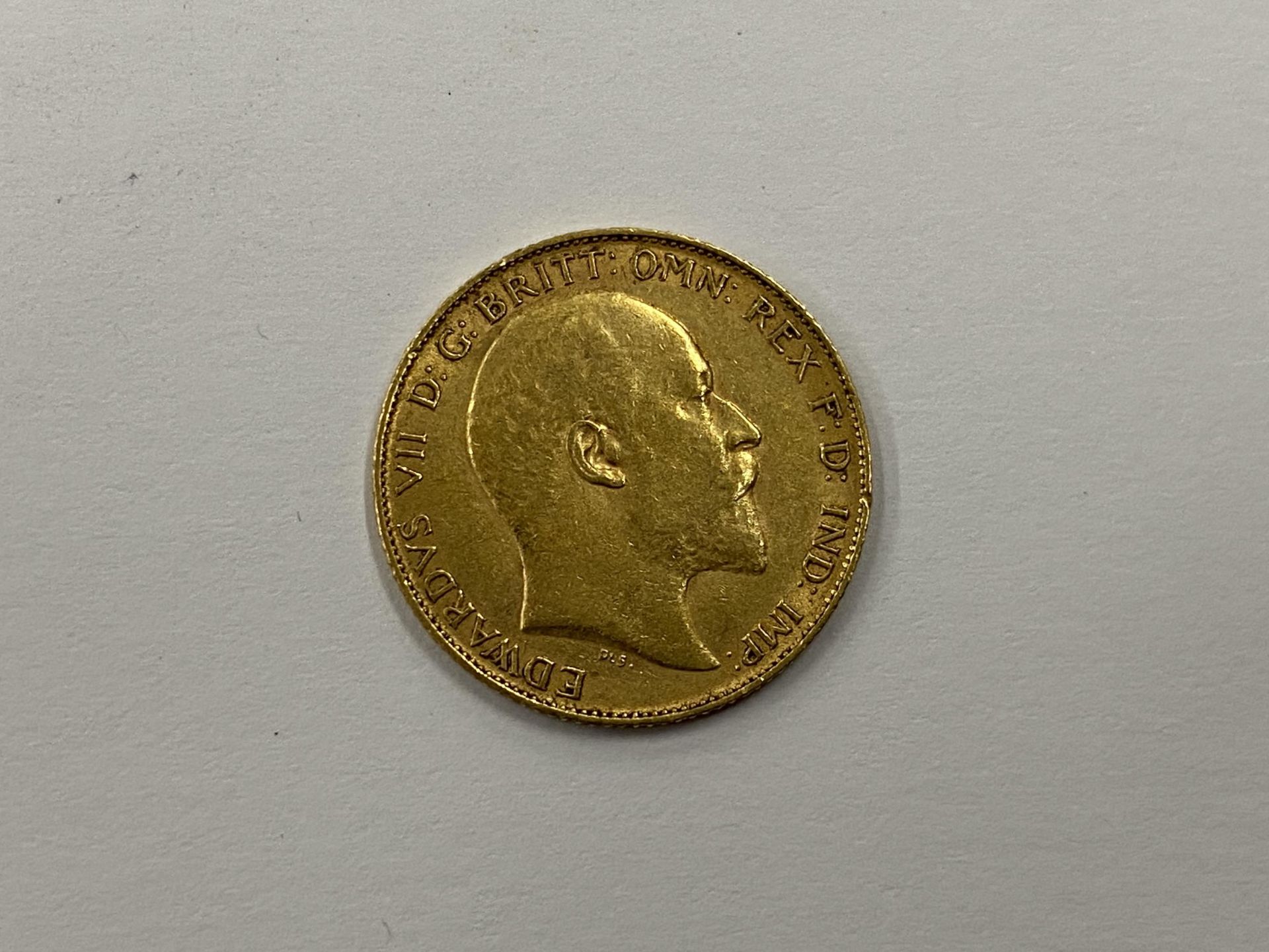 AN EDWARD VII 1910 GOLD HALF SOVEREIGN COIN - Image 2 of 2