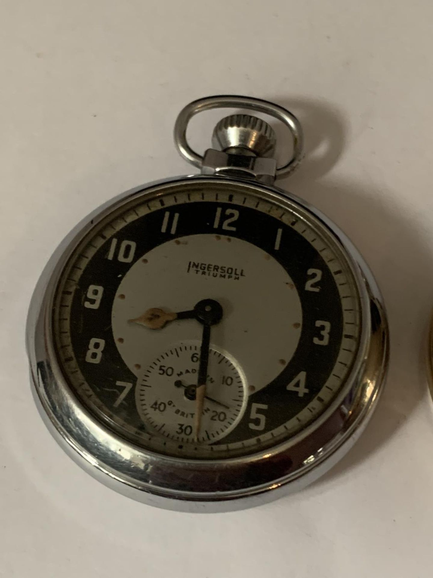 TWO POCKET WATCHES ONE GOLD PLATED - Image 3 of 4