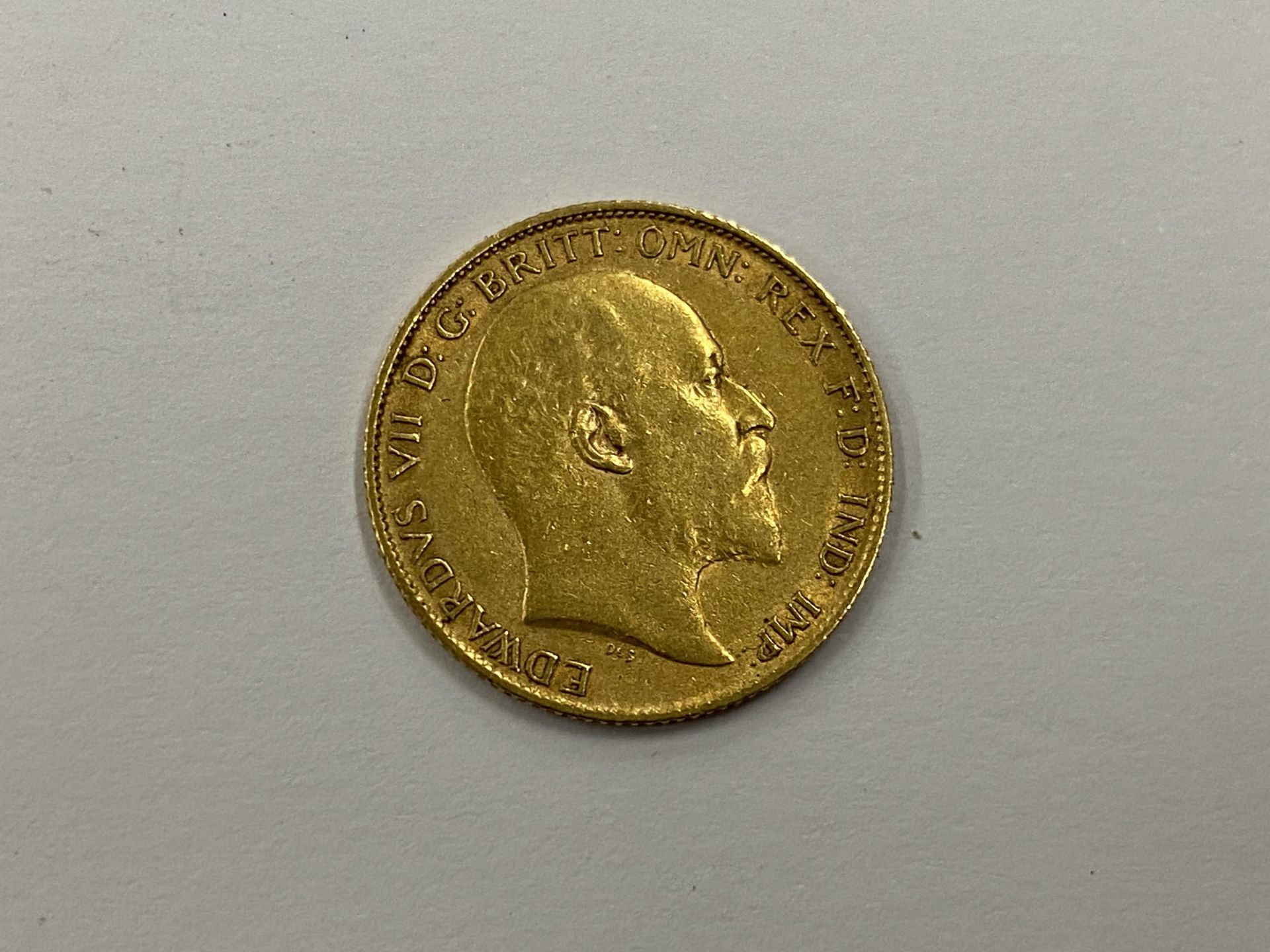 AN EDWARD VII 1905 GOLD HALF SOVEREIGN COIN - Image 2 of 2