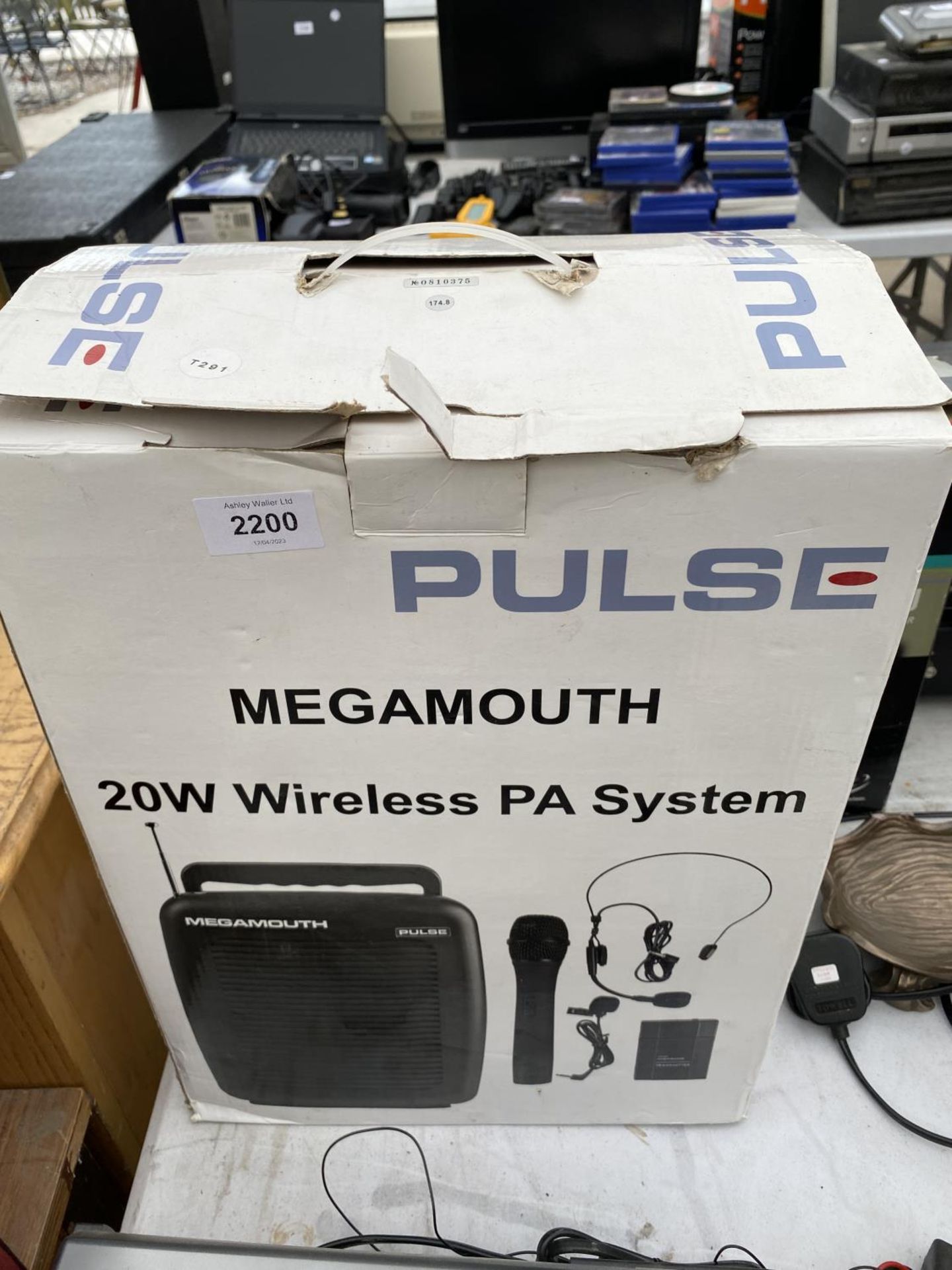 A PULSE MEGAMOUTH 20W WIRELESS PA SYSTEM