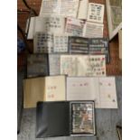 A LARGE QUANTITY OF WORLD STAMPS IN ALBUMS - 11 ALBUMS IN QUANTITY