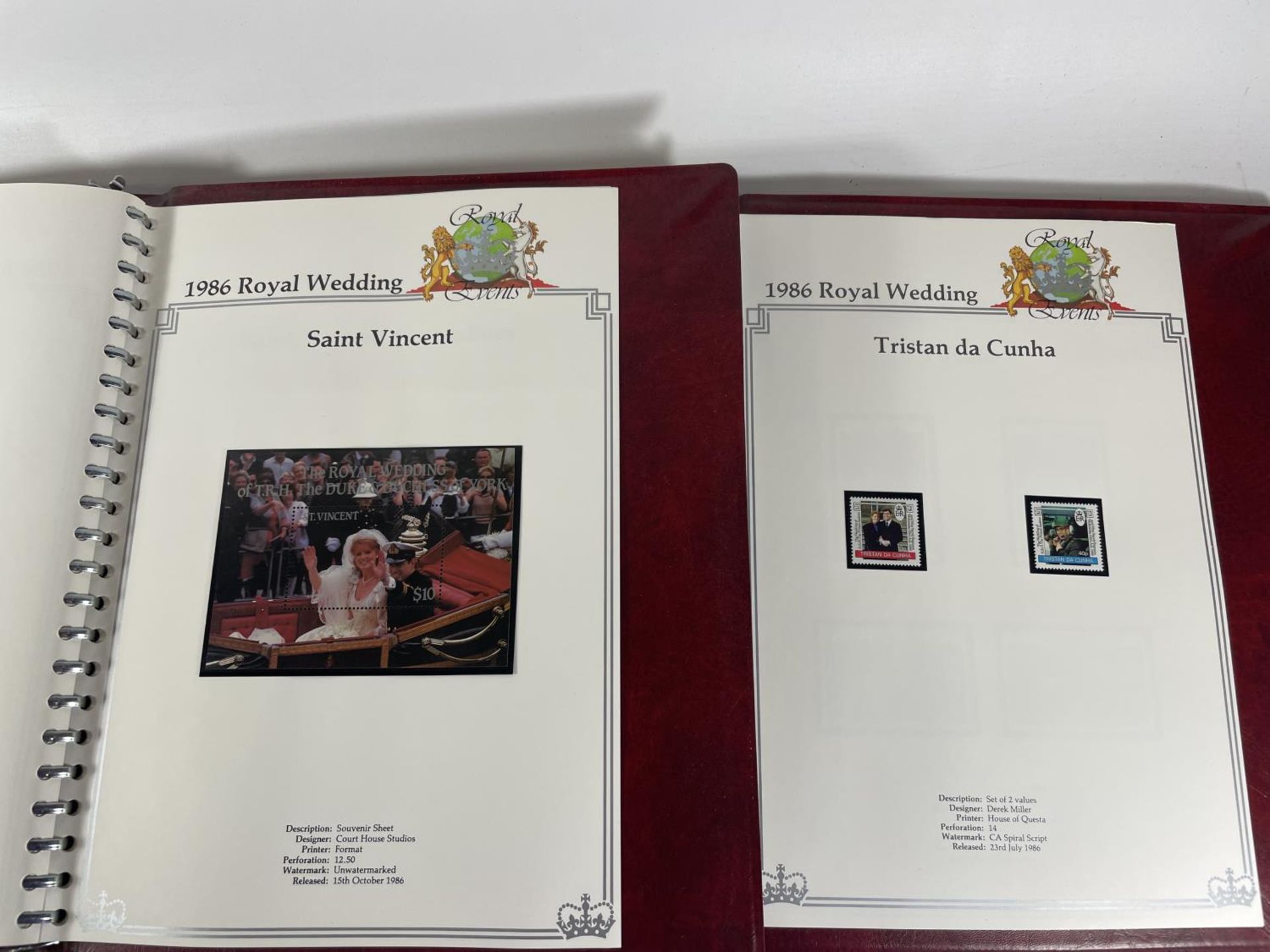 A TWO VOLUME COLLECTION OF THE ROYAL WEDDING , ANDREW AND SARAH , EDITION 291 - Bild 5 aus 5