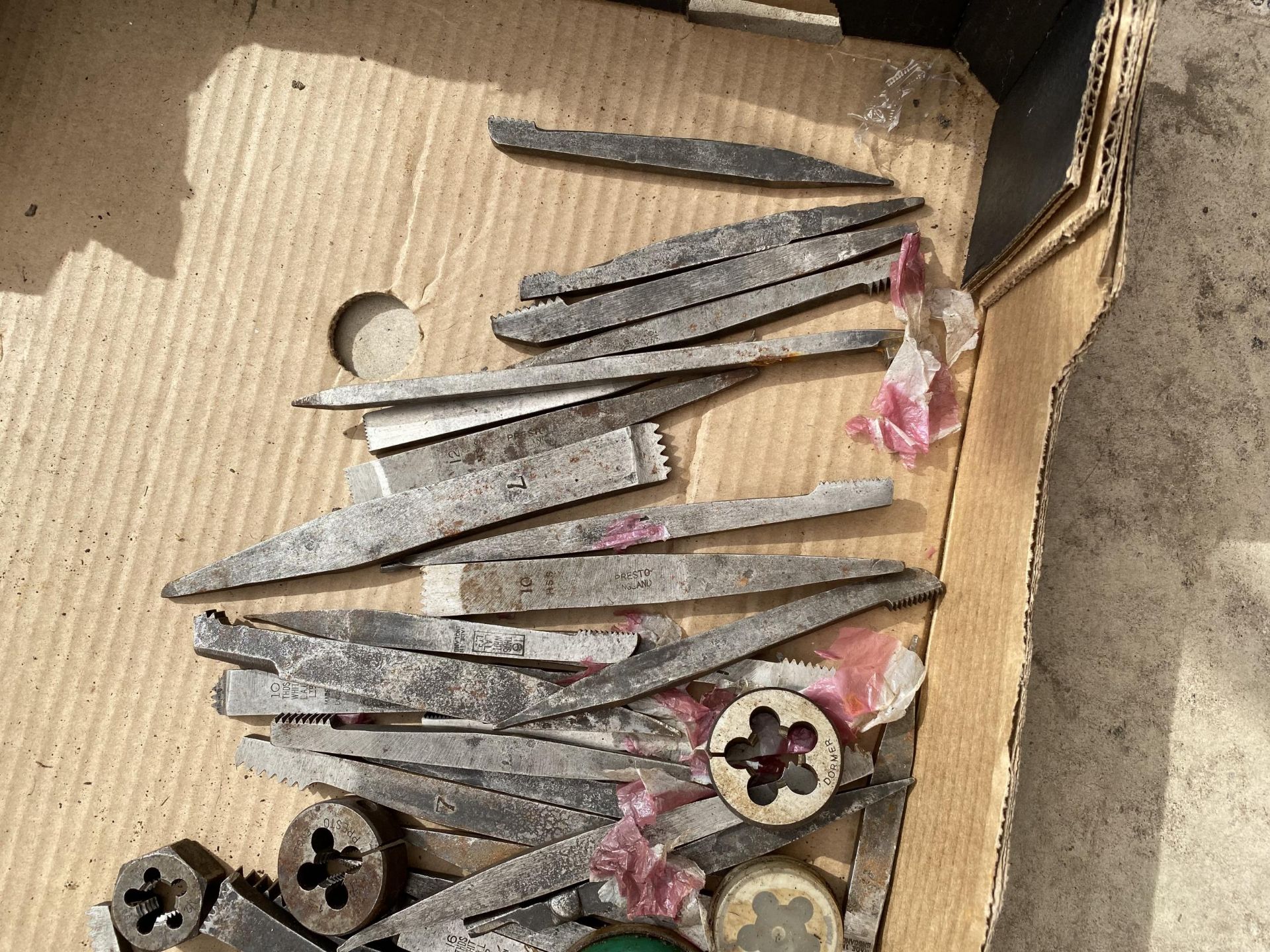 AN ASSORTMENT OF TOOLS TO INCLUDE DIES AND PUNCHES ETC - Image 3 of 3