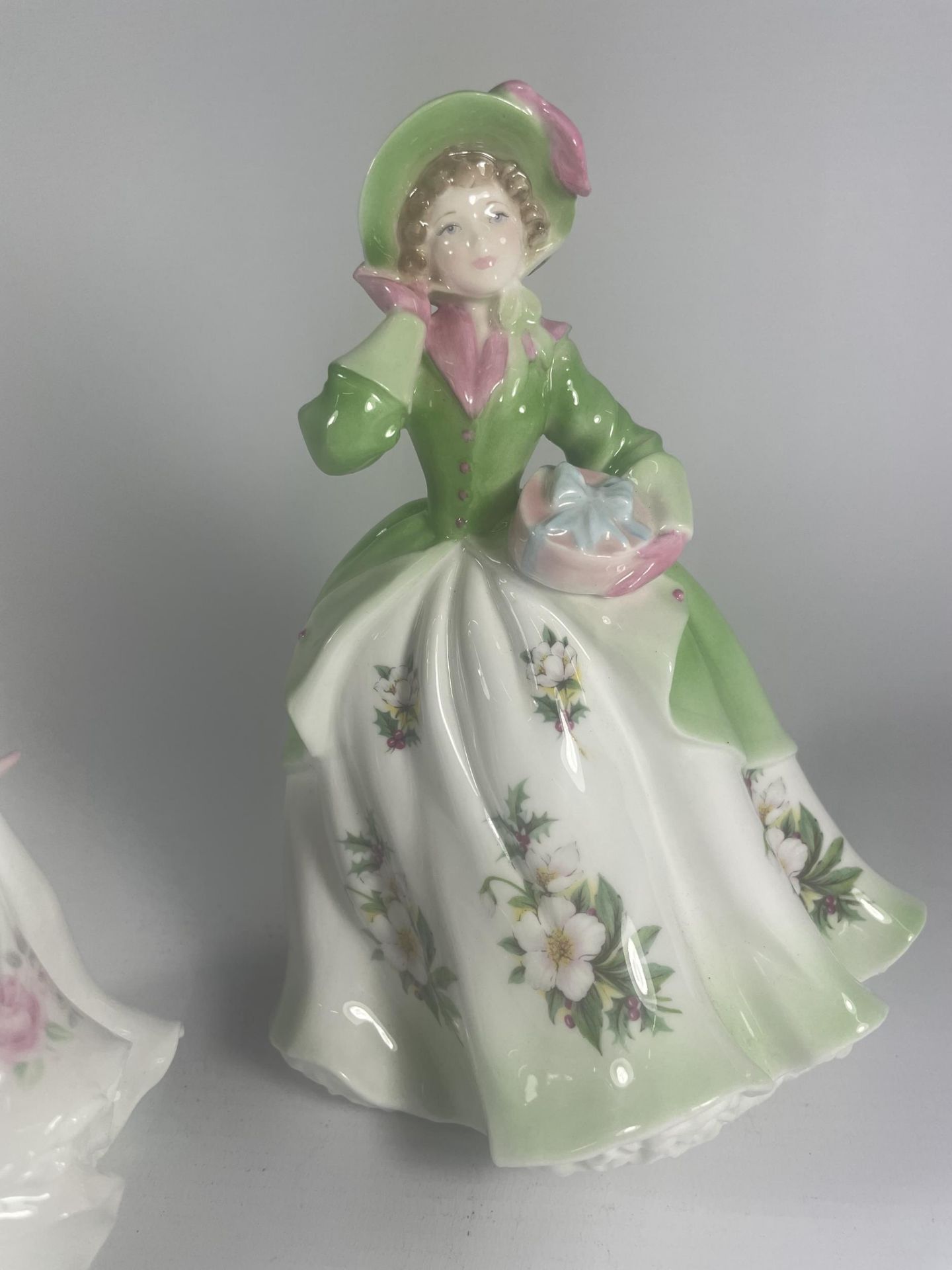 TWO ROYAL WORCESTER FIGURES - SWEET HOLLY & FURTHER LIMITED EDITION FIGURE - Image 3 of 5