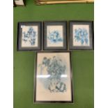 FOUR FRAMED PRINTS BY GERALD EMBLETON DEPICTING VICTORIAN PLAYGROUND DAYS