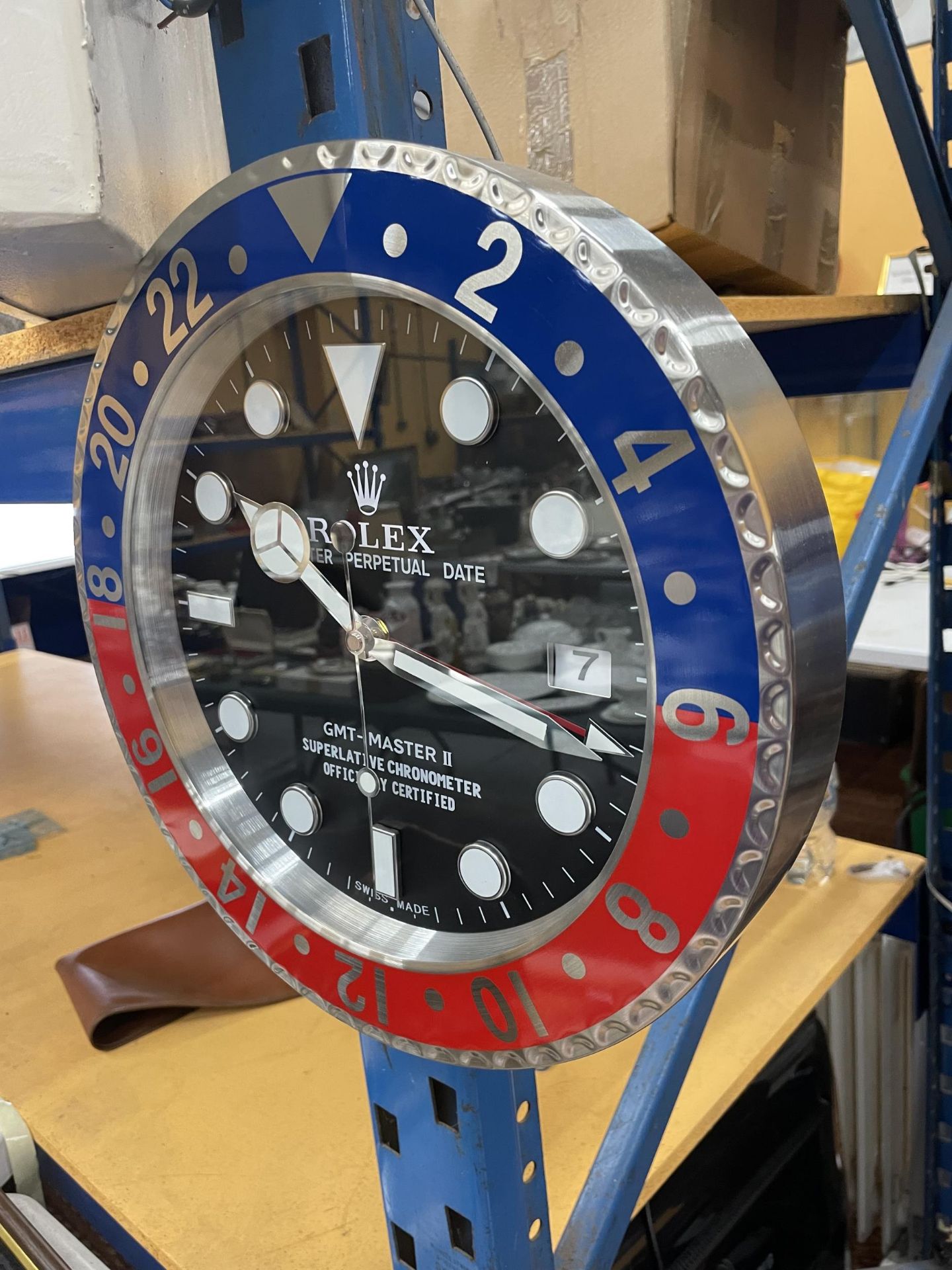 A DEALERS WALL CLOCK - Image 2 of 2