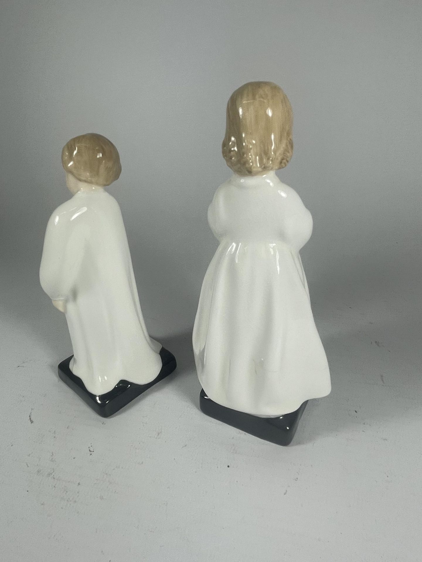 TWO ROYAL DOULTON FIGURES - BEDTIME (A/F) & DARLING - Image 2 of 6