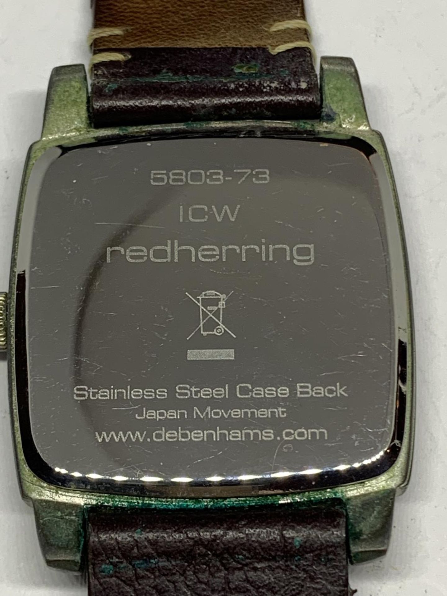 A REDHERRING WRISTWATCH SEEN WORKING BUT NO WARRANTY - Image 3 of 3