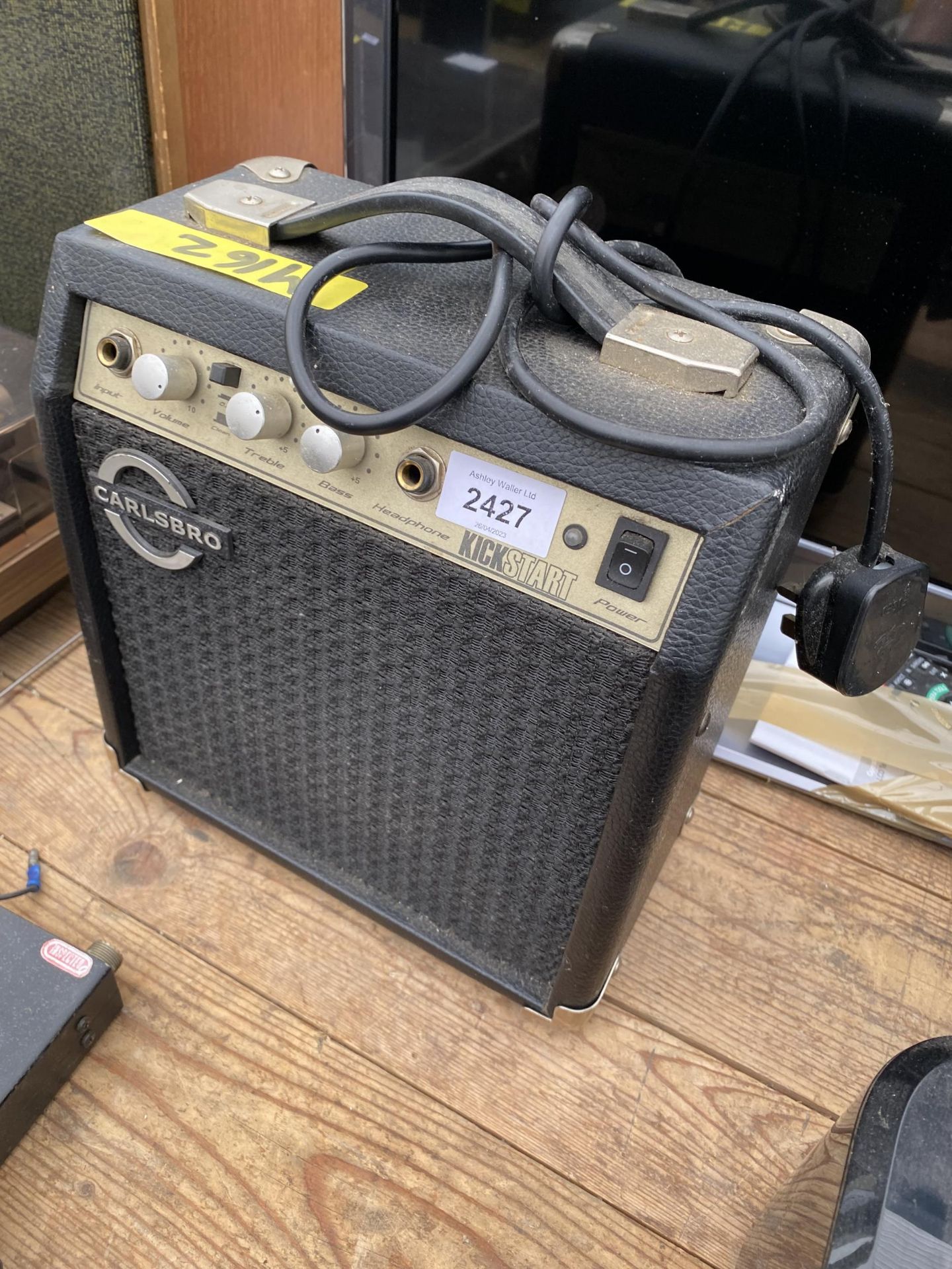 A CARLSBRO KICKSTART AMPLIFIER