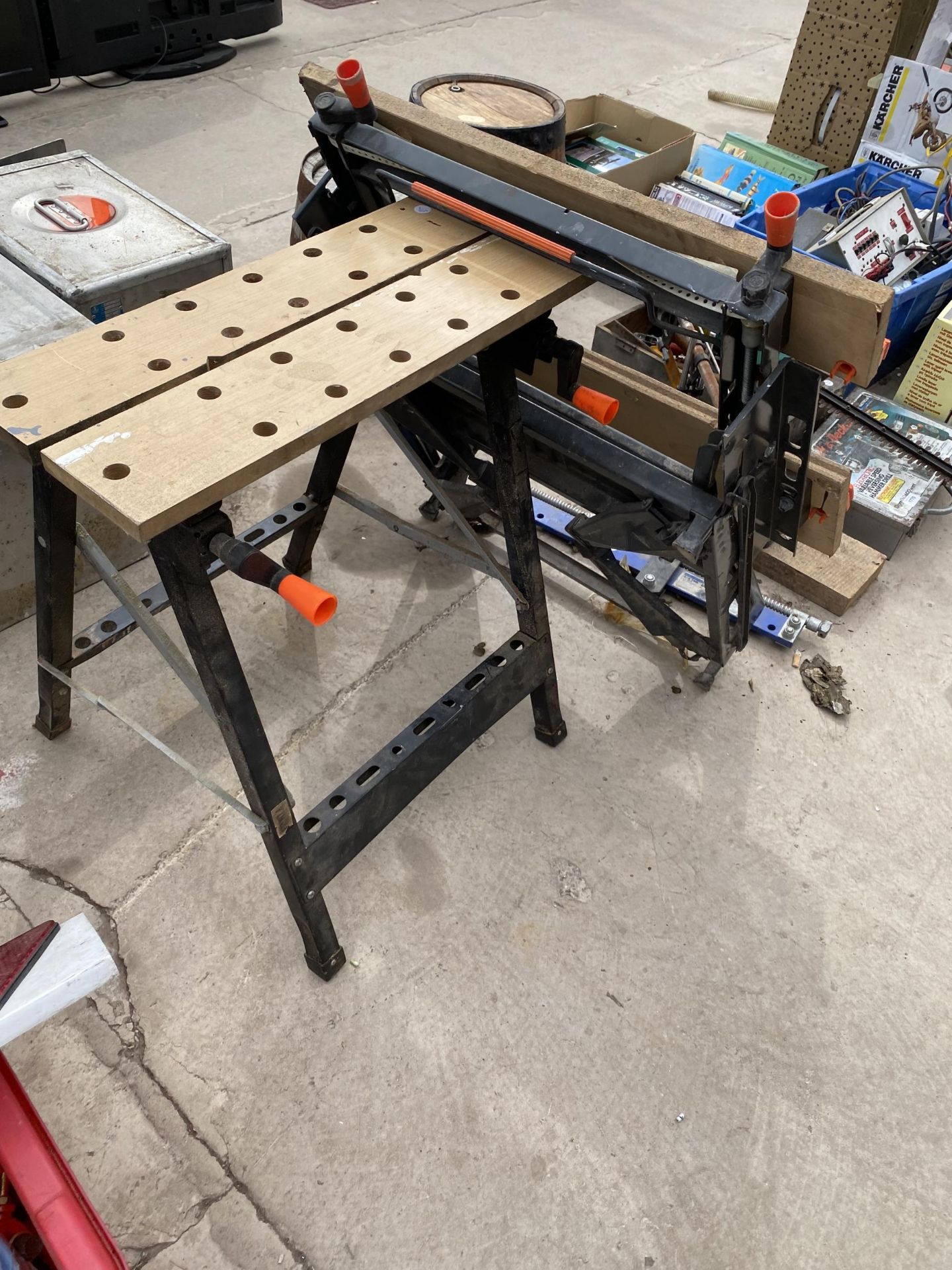 TWO BLACK AND DECKER FOLDING WORK BENCHES - Image 2 of 2