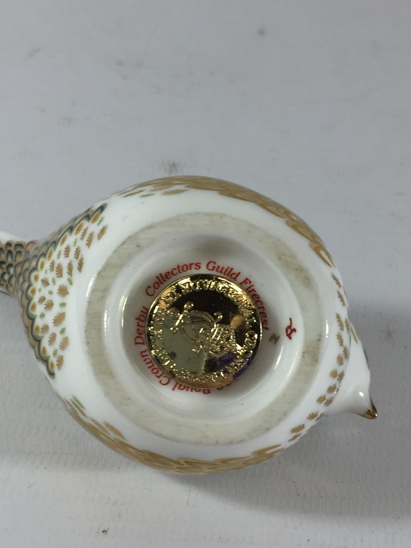 A ROYAL CROWN DERBY FIRECREST COLLECTORS GUILD PAPERWEIGHT - Image 3 of 3