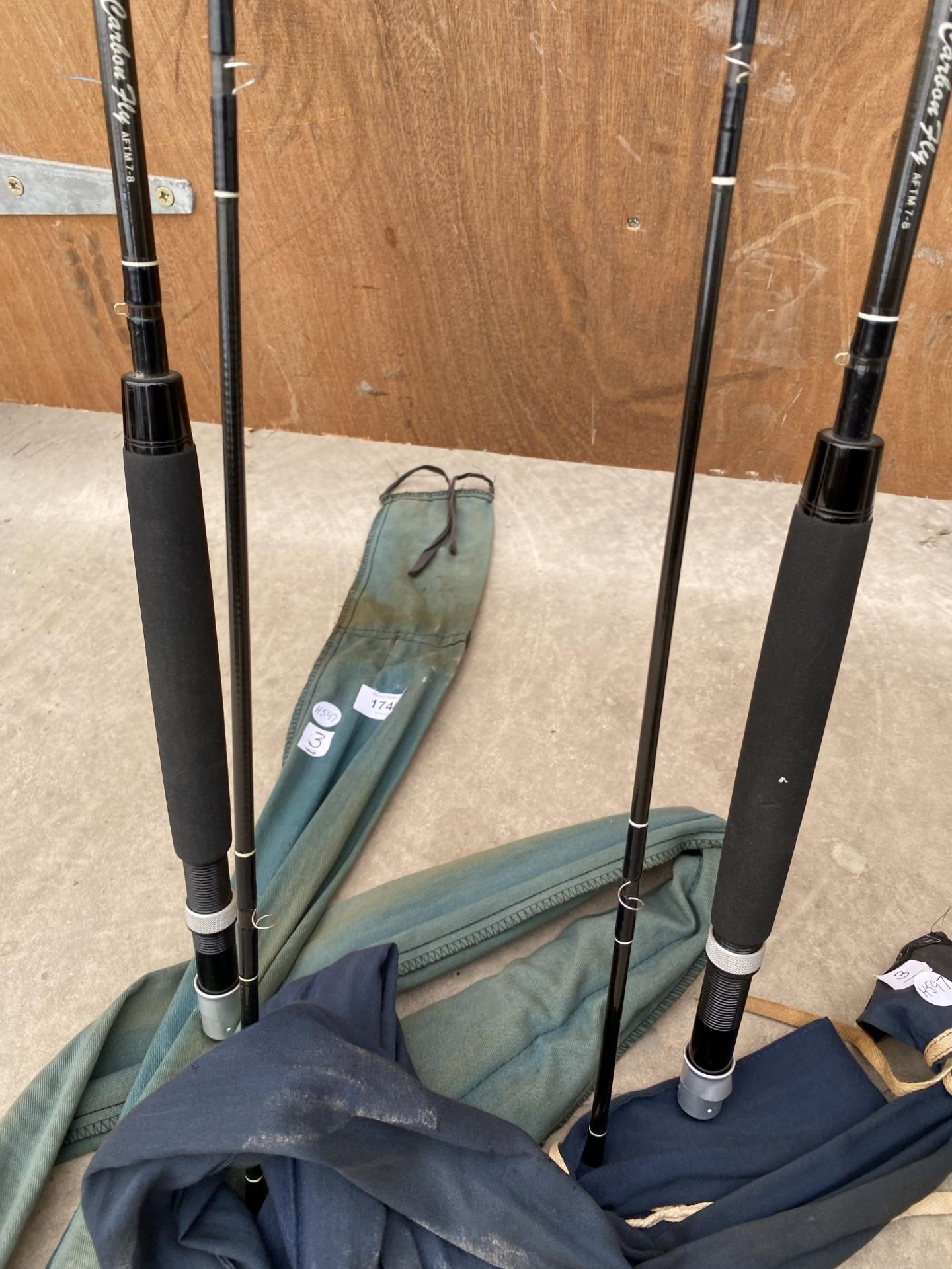 TWO MATCH MASTER 9FT 6" FLY FISHING RODS AFTMA 5-7 - Image 7 of 7