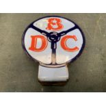 A VINTAGE ENAMEL BEFORD DRIVERS CLUB BADGE