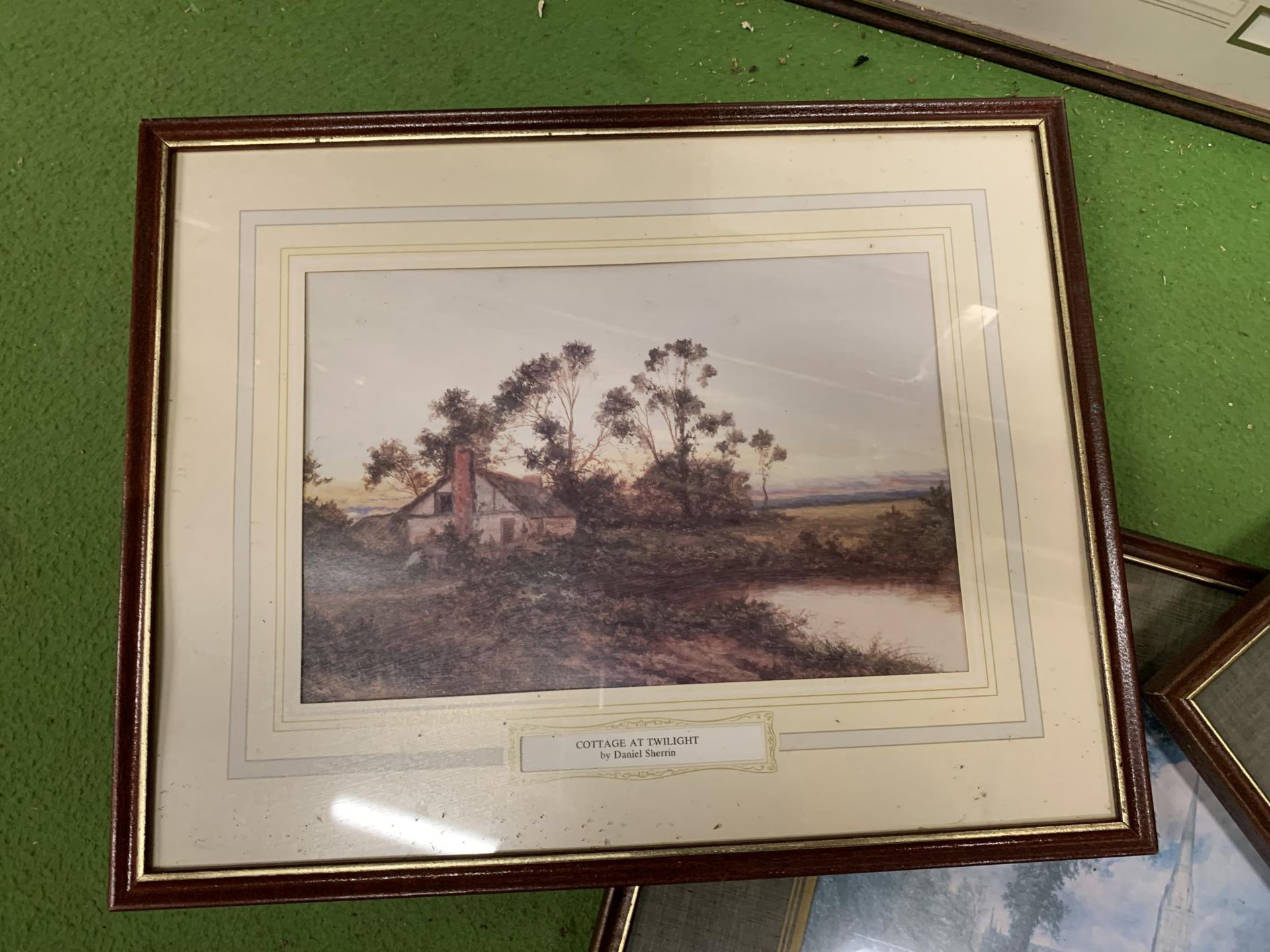 FOUR FRAMED PRINTS, TWO BY JOHN CONSTABLE, DANIEL SHERRIN AND JOSEPH FARQUHARSON - Image 3 of 5