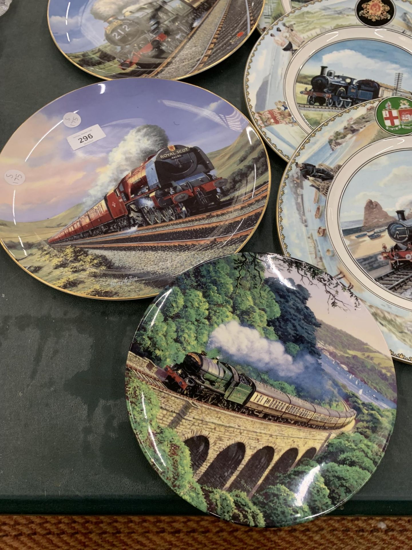 A MIXED GROUP OF TRAIN RELATED COLLECTORS PLATES, COALPORT, ROYAL DOULTON ETC - Image 5 of 21