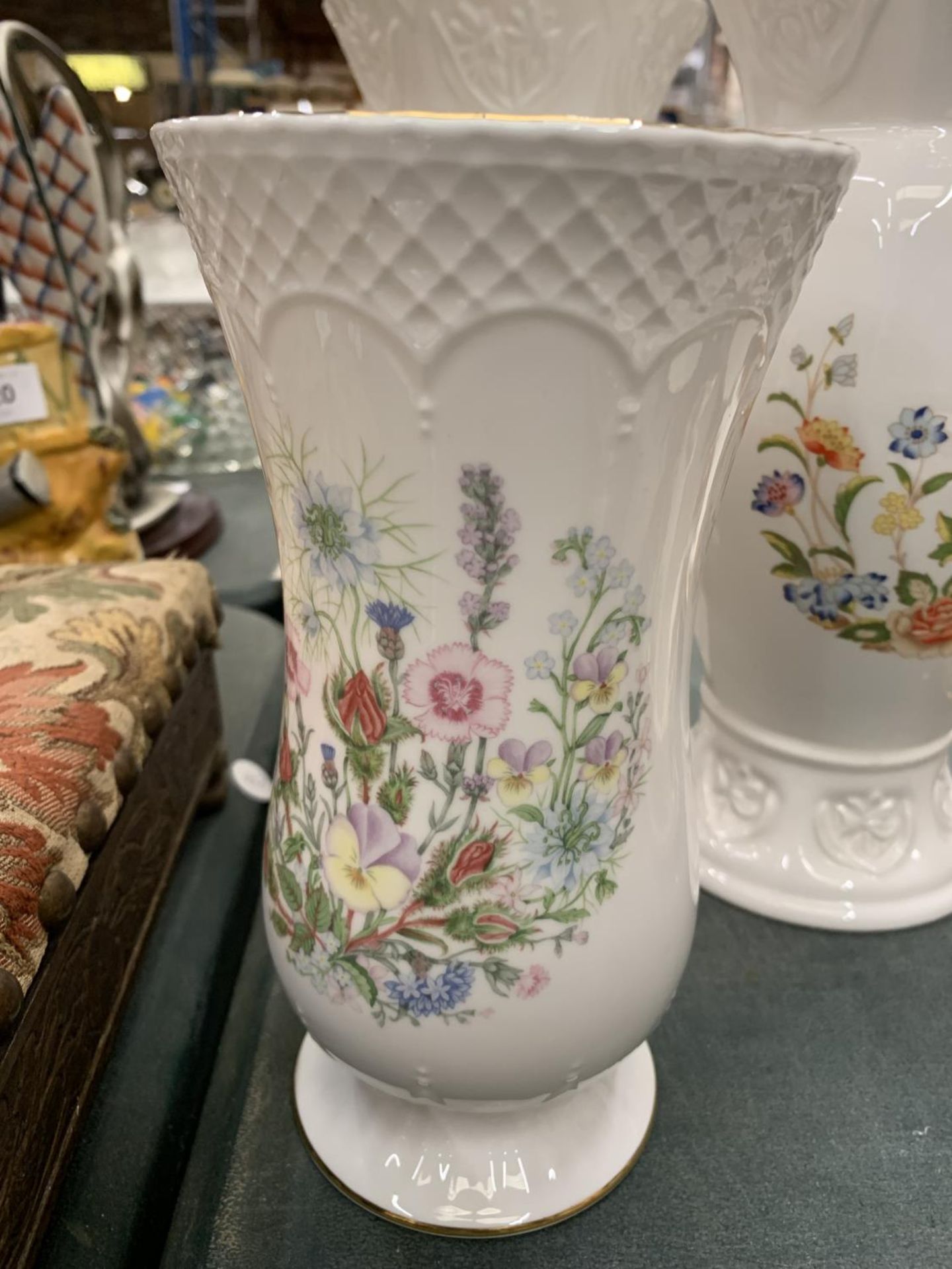 THREE AYNSLEY VASES, ONE 'WILD TUDOR' AND TWO 'COTTAGE GARDEN' - Image 2 of 5