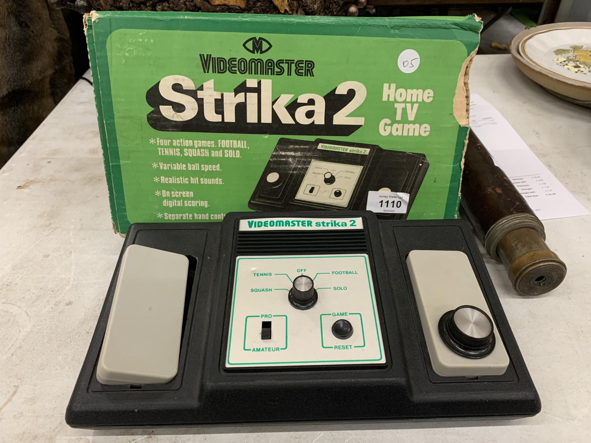 A VINTAGE VIDEOMASTER STRIKA 2 HOME TV GAME