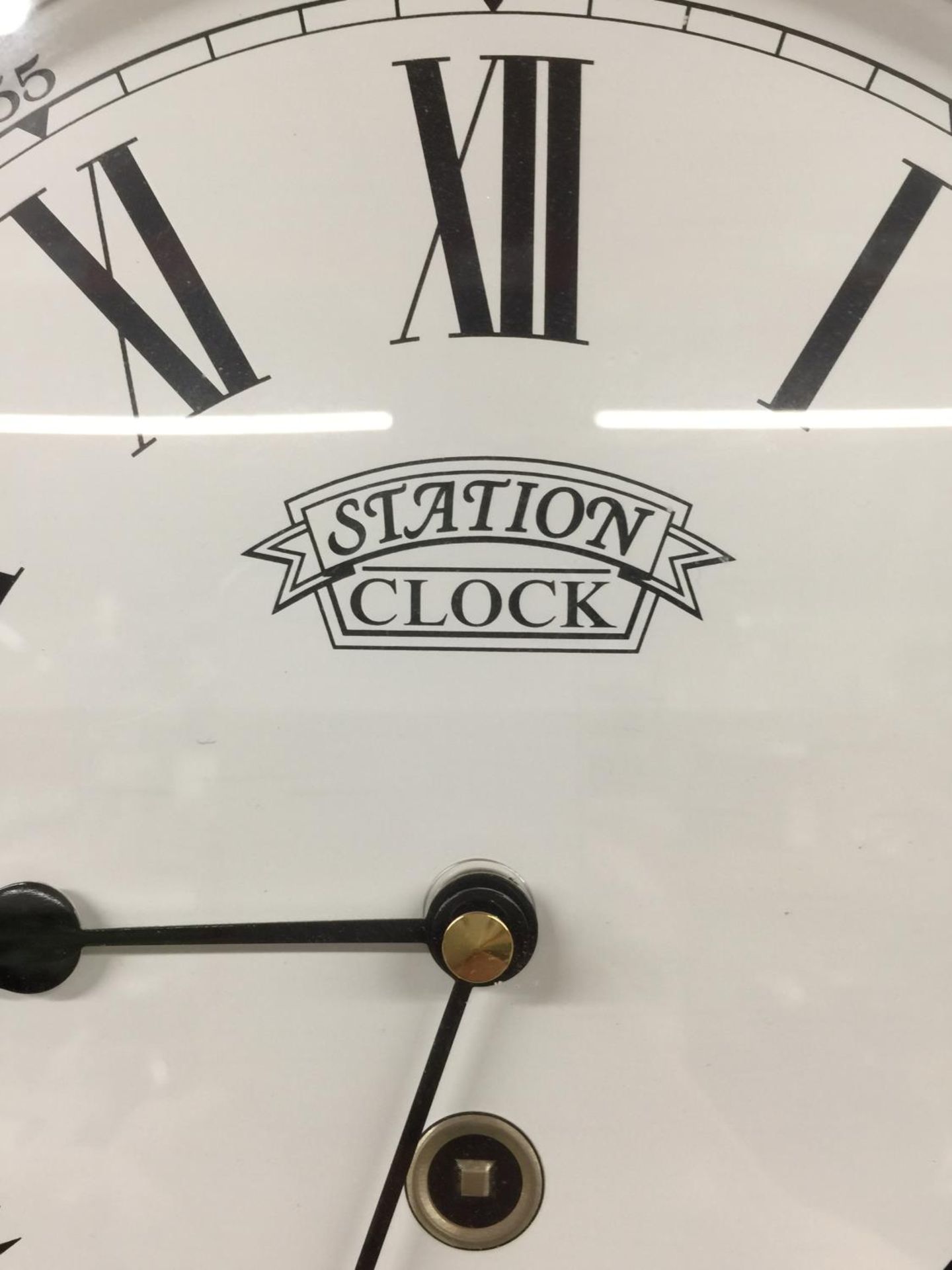 A VINTAGE STYLE SEIKO 'STATION' WALL CLOCK DIAMETER APPROX 30CM - Image 2 of 2