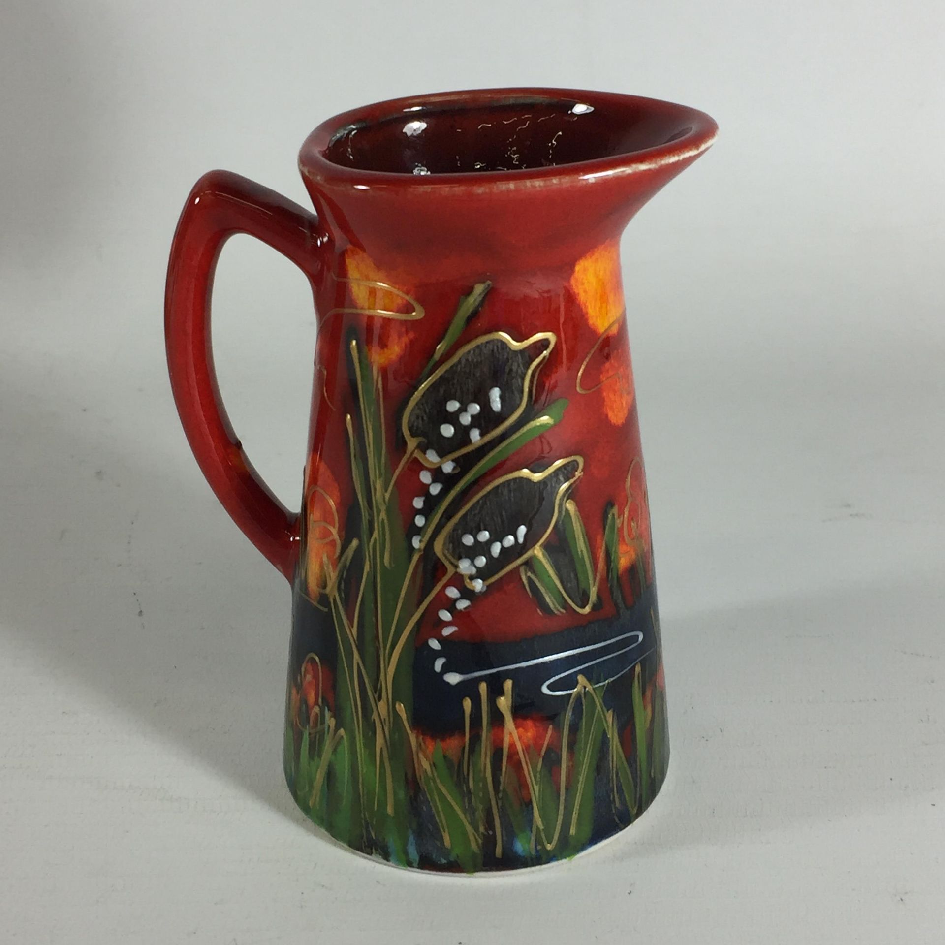 AN ANITA HARRIS DRAGONFLY PATTERN JUG