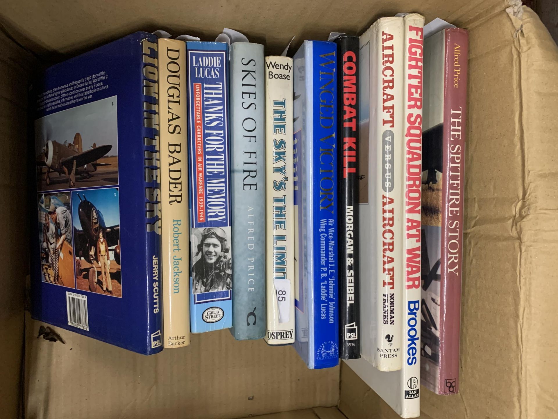 A QUANTITY OF BOOKS ABOUT MILITARY PLANES AND PILOTS - Image 2 of 2