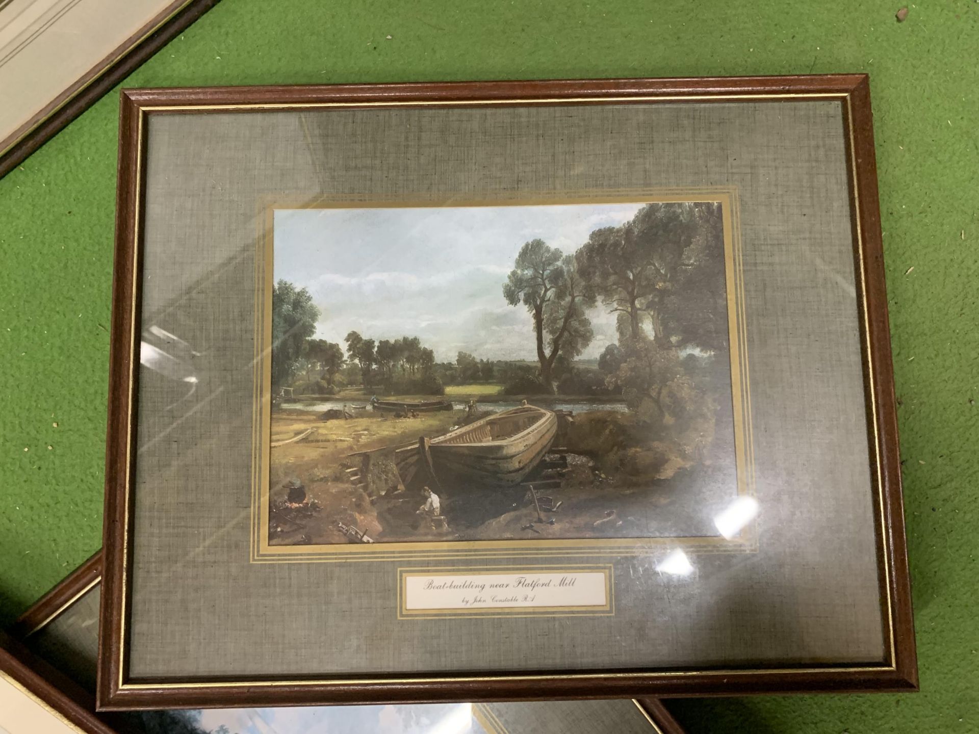 FOUR FRAMED PRINTS, TWO BY JOHN CONSTABLE, DANIEL SHERRIN AND JOSEPH FARQUHARSON - Image 2 of 5