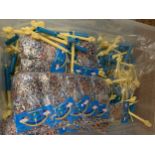 A BOX OF LOOM BANDS AND ACCESSORIES