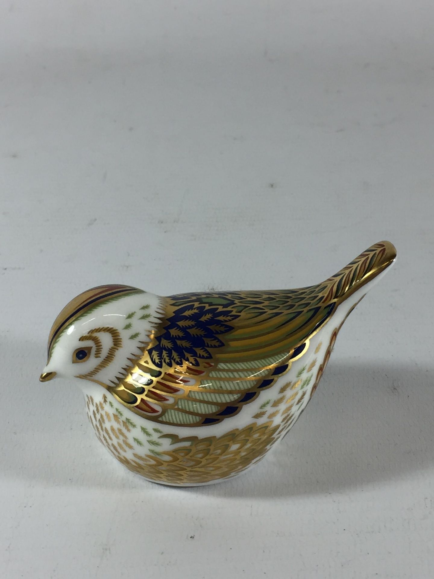 A ROYAL CROWN DERBY FIRECREST COLLECTORS GUILD PAPERWEIGHT