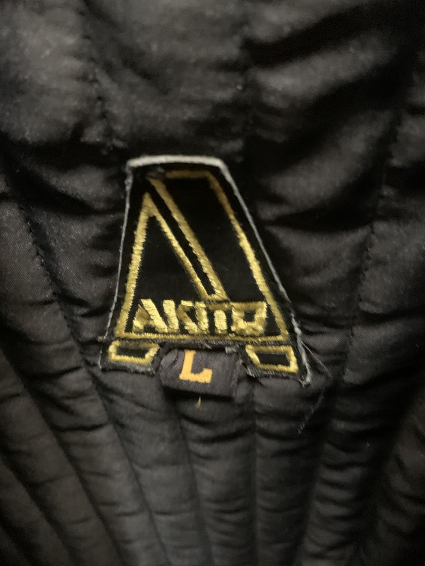 A MOTORCYCLING JACKET SIZE L IN BLACK AND YELLOW - Image 3 of 3