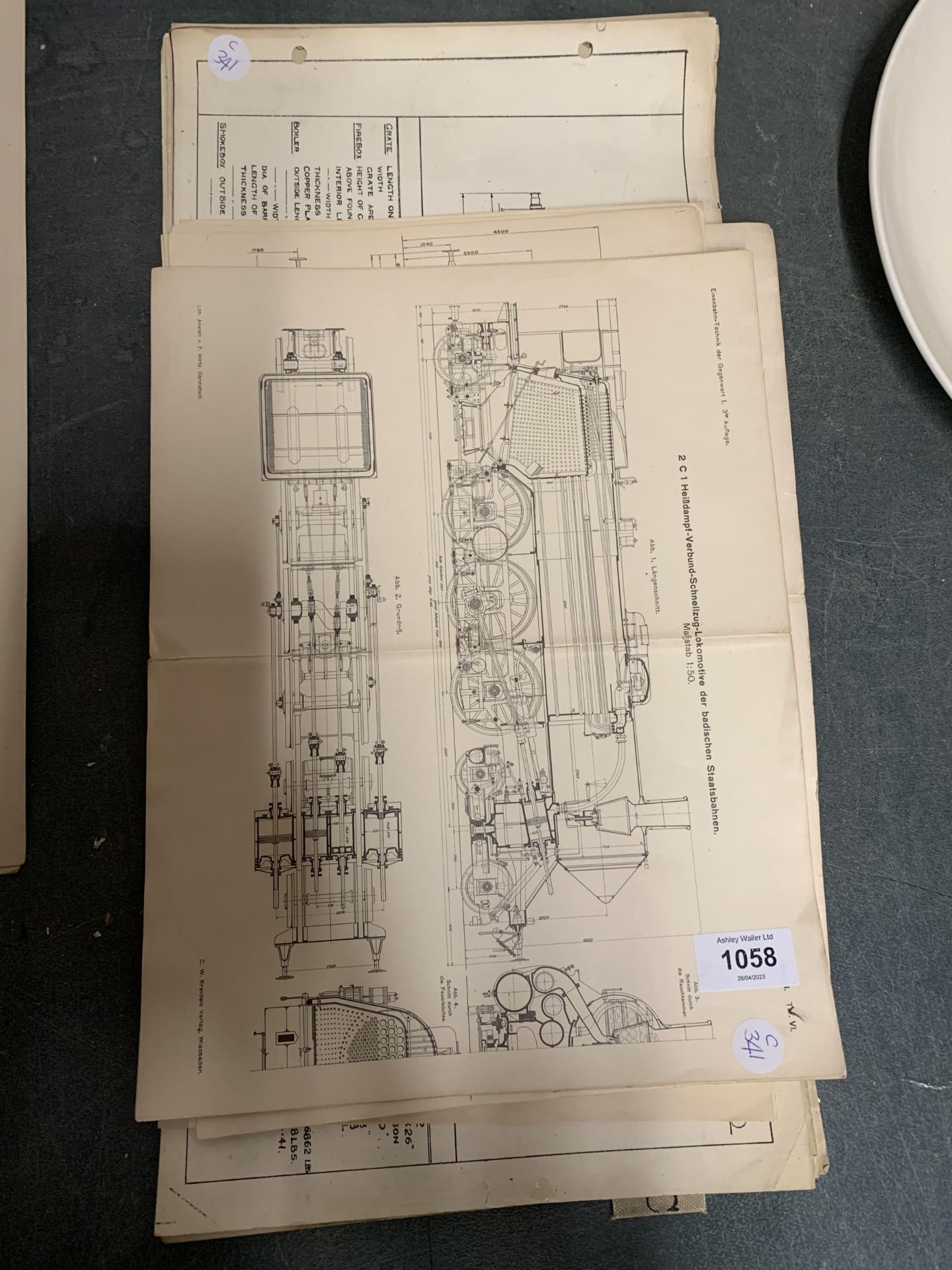 A COLLECTION OF TRAIN BLUEPRINTS